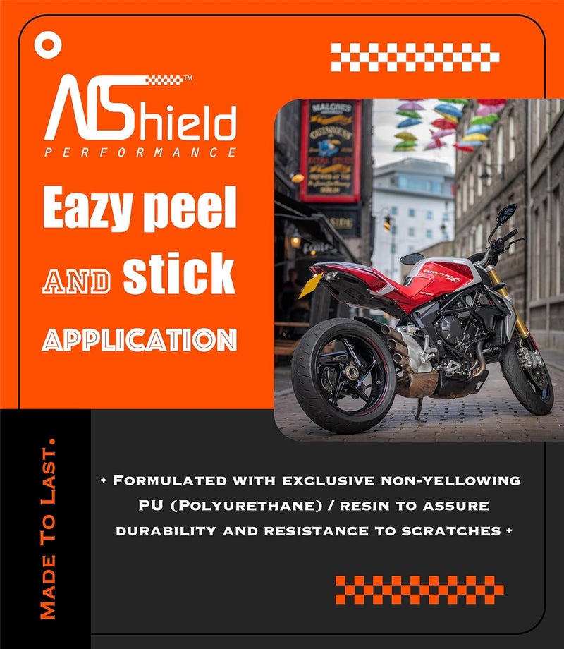 NShield Motorcycle Tank Pad Gas Tank Protector, 3D Motorcycle Tank Sticker Protector Decal Gas Oil Fuel Tank Pad Protector for Suzuki Kawasaki Honda Yamaha Ducati BMW - Carbon Fiber Look - Image 3